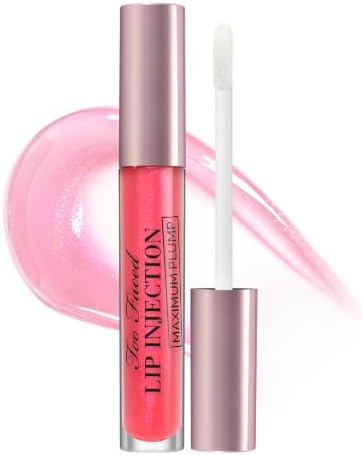 Too Faced Lip Injection Maximum Plump Extra Strength Lip Plumper Gloss | Hydrating + Plumping, 4.1ml