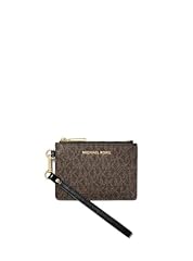 Gold-tone Hardware/Mk Signature Coated Twill/Brown/Black