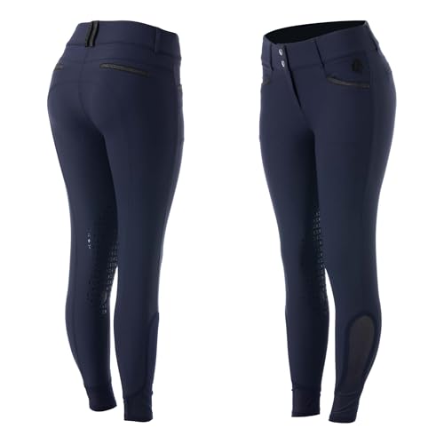 Equinavia Kristina Womens Knee Patch Breeches - Navy - 26