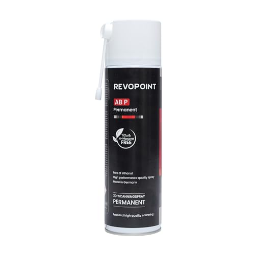 Revopoint 3D Scanning Spray AB-P pour Scanners 3D, pour Surfaces Réfléchissantes, Transparentes,...