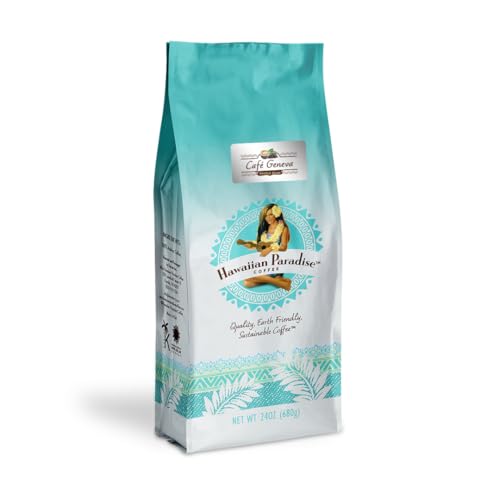 Hawaiian Paradise Coffee Café Geneva Espresso Roast 24oz