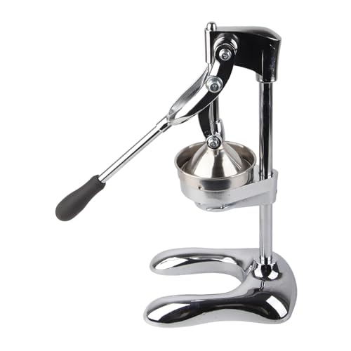 Exprimidor manual de acero inoxidable Extractor de prensa de frutas de grado comercial resistente para hacer jugo fresco Cocina Restaurante Bar Uso Acero inoxidable 304 de grado