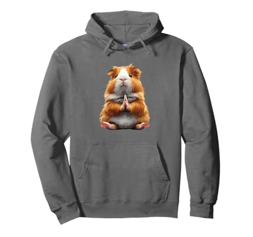 Meerschweinchen Meditation Zen Calm Animal Yoga Pullover Hoodie