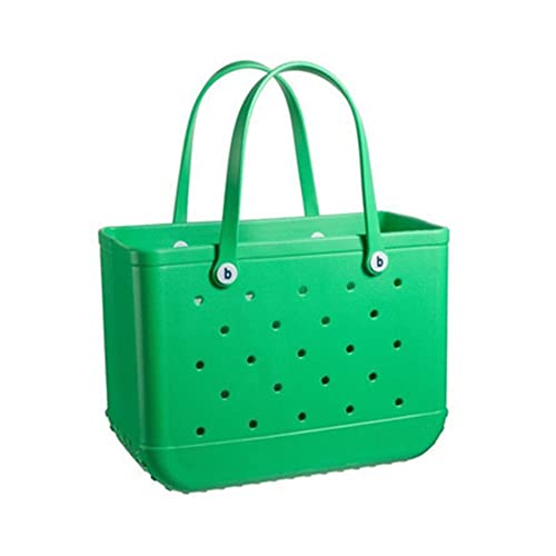 2022 Neue Mode Outdoor Hohl Silikon Große EVA Strand Bolsillos Sommer Frauen EVA Korb Frauen Outdoor Reise Handtasche Lagerung Bolsillos (Grün) Cover