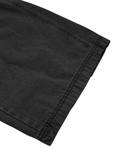 Minthunter Women's Casual Wide Leg Jeans Low Rise Drawstring Waistband Loose fit Denim Pants3