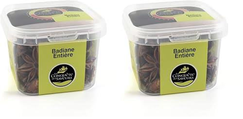 Badiane entière (Anis étoilé) 40 gr (Lot de 2)