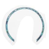 VICASKY Guitar Soundhole Decal Self-adhesive Rosette Inlaid Sound Hole Ring Sticker with Color-Changing Effect For 38inch Classical Guitar Ukulele Decoration Sky-blue