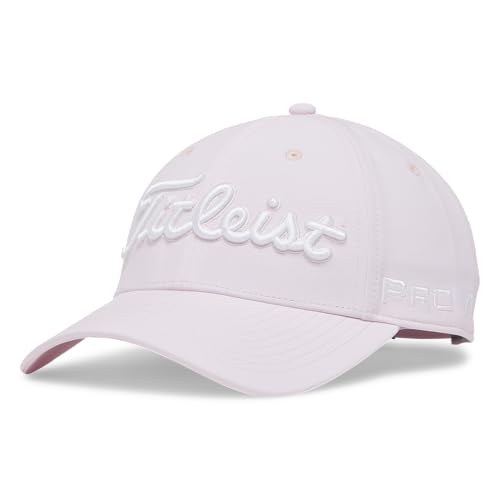 Titleist Womens Tour Performance Golf Hat Pale Pink/White