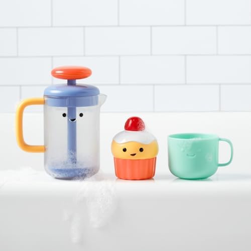 Skip Hop Baby Bath Toy Tub-to-Table Café Bubble & Foam Set Bathtub Sensory Development Toy Age 12m+ - 5
