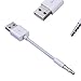 ANKRY 10.5cm USB Charger and SYNC Data Cable for Apple iPod Shuffle 3rd / 4th / 5th Generation