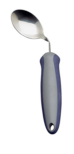 Homecraft Newstead Cutlery, Right Handed Spoon (Eligible for VAT relief in the UK) Adaptive Dining Aid, Utensil for Elderly, Disabled, Parkinson's Disease, and Arthritis, Eat Easier, Non-Slip Grip Cover