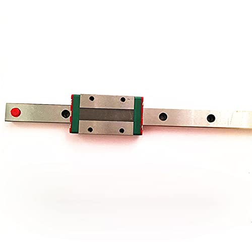 Lcuihong-Guía de Carril Lineal 500mm Lineal Ferral Way, Guía Lineal de 15 mm MGN15 + MGN15H Carro Lineal Largo para CNC X Y Z Axis MGN15 L500 Fuerte y Duradero Cover