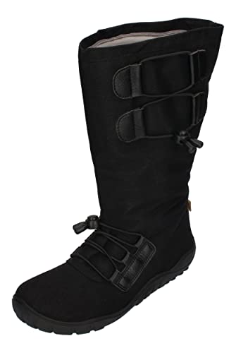 KOEL Damenschuhe - Barefoot Stiefel RANA L XL - Black, Größe:38 EU