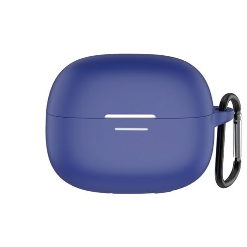 ROVIAL �Ή� Xiaomi Redmi Buds 8 Pro �P�[�X/Xiaomi Redmi Buds 6 Pro �P�[�X �t��V���R���� �S�ʕی� �����h�~ �L�Y�h�~ �ϏՌ� �h�o �y�� �����[�d�\ LED�� �J���r�i�t��(�u���[)