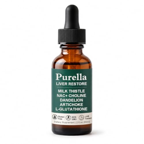 Purella Liver Restore Complete Liver Support Drops Boostsenergy &Metabolism 60ml/2.02floz