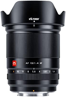 VILTROX 13mm F1.4 XF Auto Focus Ultra Wide Angle Lens Support Eye AF Face Detection for Fujifilm X-Mount Camera X-Pro2 X-Pro3 X-E3 X-E4 X-A10 X-A3 X-A5 X-A7 X-S10 X-T20 X-T3 X-T4 X-T1 X-E2S