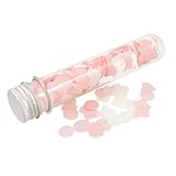 Ruilogod Rosa Herz weiße Kreis duftende Seifenblütenblätter für Handwäsche