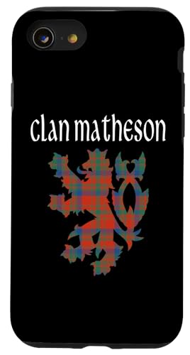 Image of iPhone SE (2020) / 7 / 8 Clan Matheson Tartan Scottish Family Name Scotland Pride Case