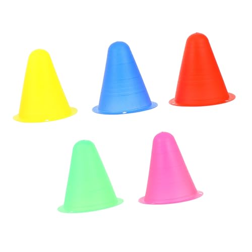 DECOMELODY 25 Piezas Conos de Entrenamiento para Patinaje con Base Plana Estable para Práctica Exterior Interior Resistentes PE para Agilidad y Control Deportivo