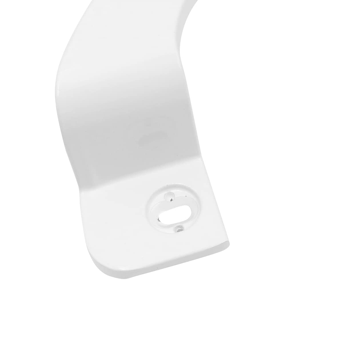 Tirador de puerta corredera de aleación de aluminio, 200 mm, centro del agujero de 170 mm, para puerta de cristal de balcón, cuarto de baño, puerta de almacenamiento (blanco)