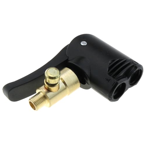 MEETOOT Bicycle Tire Locking Presta Schrader Valve, Dual-Head Pump Nozzle