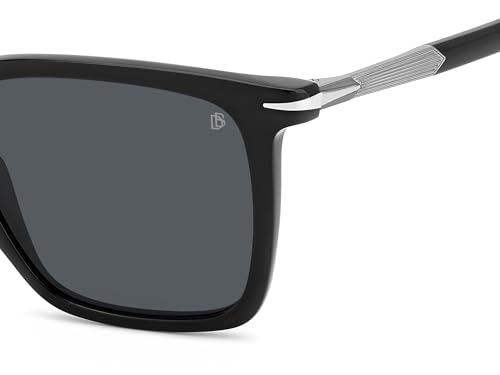 David Beckham DB 1130/S Black Dark Ruthenium/Grey 53/19/145 men Sunglasses4