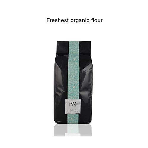 Image of TWF Indie Flour Organic Wheat Atta| No Bleach | No preservatives | No Artificial Flavor | Rich in Micro-nutrients, 5kg*2 units, 10000 gram