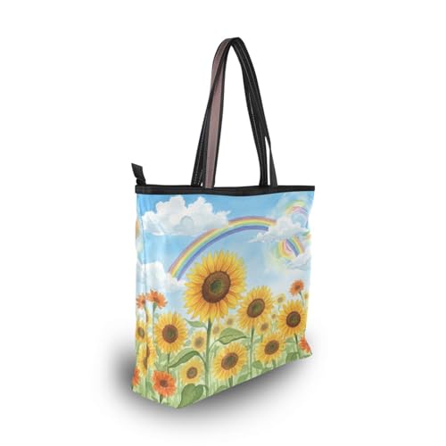 Image of Women Turtle Tote Bag Polyester Handbag Zippered Tote Bag Turtle Tote Purses,Summer Beach Tote Bag