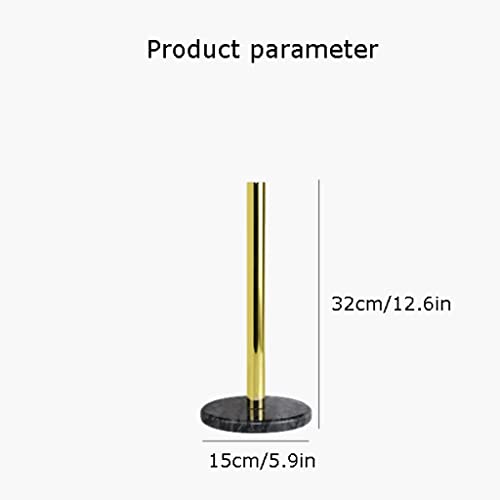 Portarrollos de cocina de mármol de alto valor estético con diseño vertical compacto 3