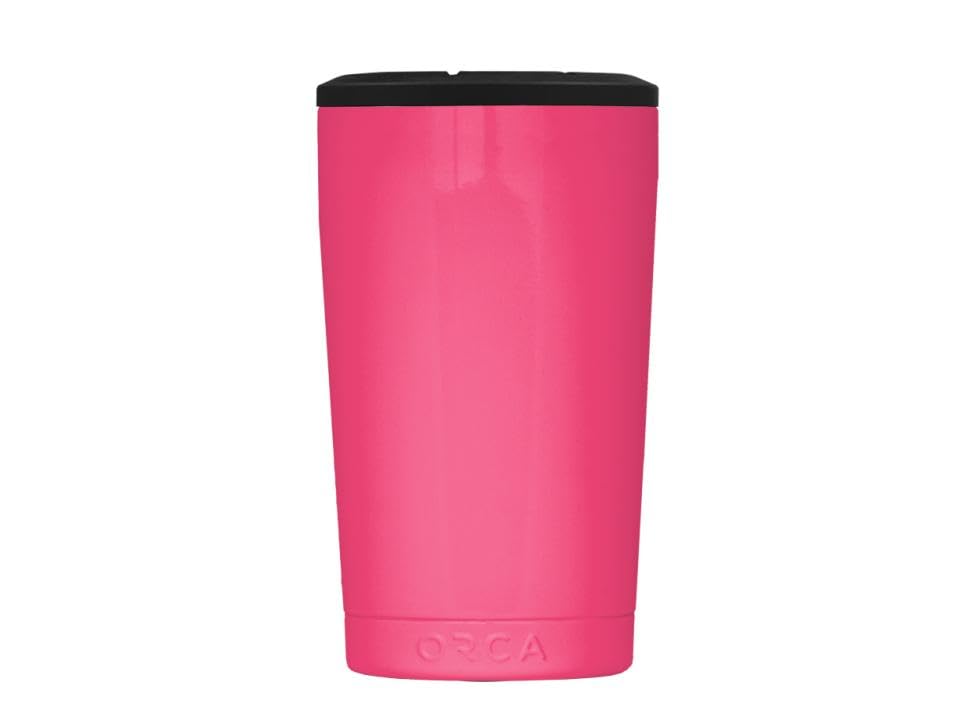 ORCA Keep It Cool | Stainless Steel, Temperature Insulated Tumbler for Your Beverage, Cooler Holds Both 12oz & 16oz Cans and Slim Bottles — Pink