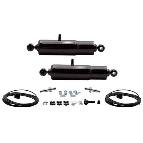 Image of Gabriel HiJackers 49131 Adjustable Rear Air Shocks (Pair) fits American Motors; Buick LeSabre; Cadillac DeVille; Chevrolet Bel Air, Caprice, Chevelle, El Camino, Impala, Malibu, Oldsmobile; Pontiac