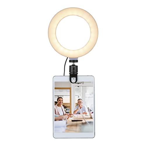 skrskr 6'' Ringlicht für Laptop, Computer-Clip, Video-Fülllicht, Konferenzring, Beauty-Live-Licht für Zoom-Meetings… – Bild 3