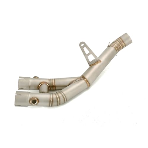 Tubo de escape medio 60.5mm para Yamaha YZF-R1 2015-2025 y MT-10 con DB Killer 6