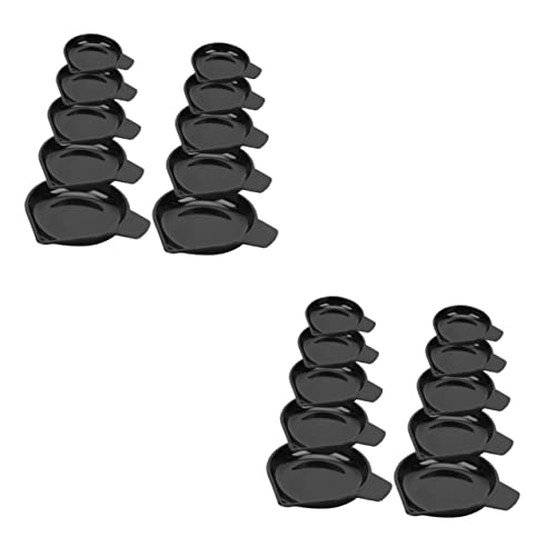 NAMOARLY 2sets Food Scale Grams Ounces Digital Scale Pan Narrow Spout Weighing Pans 10pcs*2