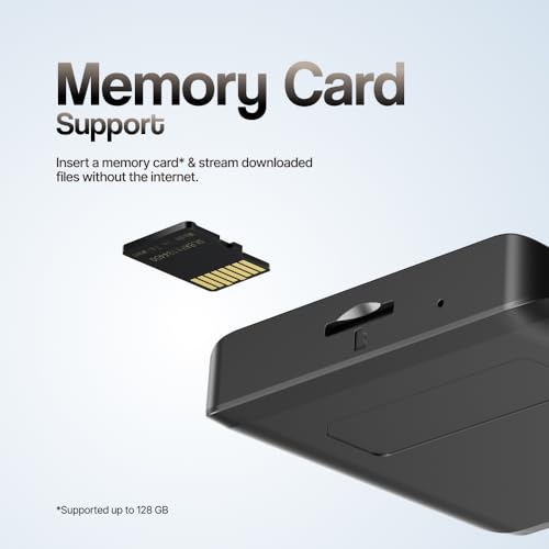 Image of Ambrane 4-in-1 Wireless Android Auto & Carplay Adapter, Support Phone Mirroring, YouTube, Netflix, Converts Wired to Wireless Carplay, 4GB RAM+32GB ROM, WiFi 6, USB A & USB-C (Carlink Stream+, Black)