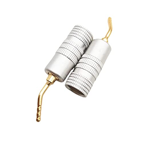 WANGCL 4 Pack Gold Plated 2mm Banana Plug Screw Type Audio Speaker Pin Plugs Cable Connector Adapter - Image 3
