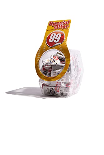 JOB White Pre-Priced 99Â¢ Bowl, Single Wide Size Rolling Papers - 100 Booklets (32 Rolling Papers Per Booklet) 100% Natural Fibers, Natural Acacia Gum, GMO-Free, Vegan - Thin and Slow-Burning