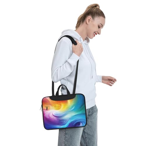 Maletín para laptop unisex diseño colorido 13 pulgadas miniatura 3
