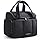 BAGSMART Travel Toiletry Bag for Women with Puffy Water-Resistant Fabric, Roomy Makeup Bag Organizer for Travel-Sized Toiletries & Accessories, Black