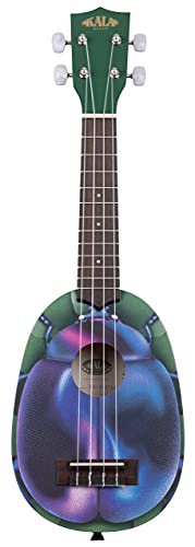 Kala KA-NV-BTLE-BAG – Ukulélé Soprano Novelty, Beetle + housse - Les Beatles, Paul McCartney, John Lennon, RIngo Starr, George Harrison Kala KA-NV-BTLE-BAG - Ukulélé Soprano Novelty, Beetle + housse