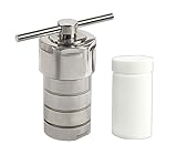 500ml Hydrothermal Synthesis Autoclave Reactor, SUS304 PTFE Lined, 3Mpa High Pressure PTFE Hydrothermal Reactor Digestion Tank for Lab Acid Alkali Resistance