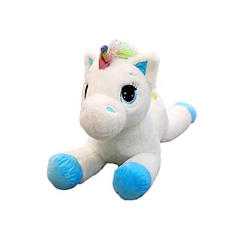 Trayosin Plüsch Einhorn Kuscheltier 40/60cm hoch Super Weiches Einhorn Kissen-Stofftier Süße Plüschtier für Kinder Mädchen Puppe Geschenk