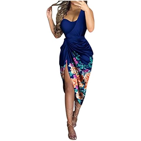 MAWOLY Damen Etuikleid Wickelkleid Damen für Frauen Empire Festliche Kleider Cover