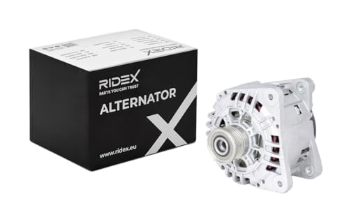 RIDEX Alternador 4G0072 14V Alternadores con polea de rueda libre compatible con OPEL Vivaro A Combi X83 Vivaro A Furgón X83 Movano A Furgoneta X70 Movano A Caja/Chasis X70 Movano A Bus X70, RENAULT