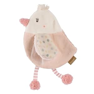 Fehn Knister-Vogel – Activity-Rascheltier zum Greifen, Lauschen, Spielen & Geräusche erzeugen – fördert Babys Sinne & Motorik – idealer Begleiter für Babys und Kleinkinder ab 0+Monaten