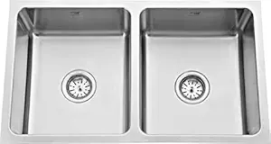 SILVER LINE Low Radius Double Bowl Stainless Steel 304 Grade Kitchen Sink (31