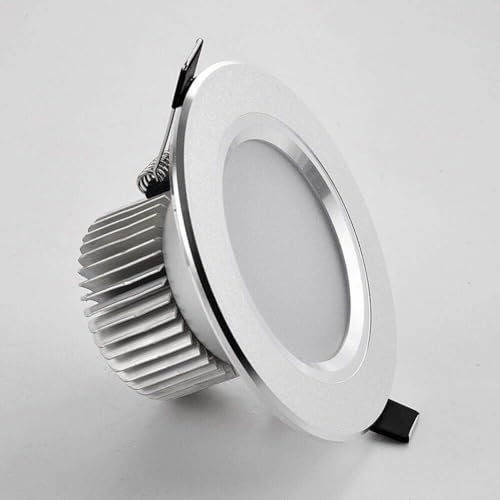 YINKECH Downlight LED Luz de Techo empotrable Ultrafina 7W Fácil instalación de actualización para Sala de Estar Dormitorio Cocina Luz de Techo empotrada LED (Color: luz Neutra) (Luz cálida)