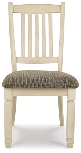 Image of Signature Design by Ashley Bolanburg Upholstered Wood Dining Chairs, 2 Pack