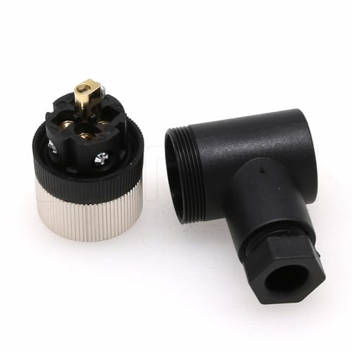 Image of M12 5 Pin Female A Code Circular Aviation Plug Industrial Sensor Connector Waterproof Right Angle 12mm Connector Plug Cable Adapter for NMEA 2000 Field Installable Garmin Networks