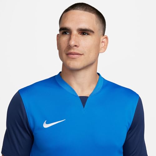 NIKE M NK DF Trophy V JSY SS T-Shirt, Royal Blue/Midnight Navy/White, Hombre